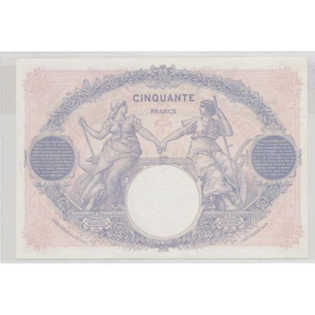 50 Francs Bleu et rose - 19.12.1922 - TTB+