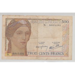 300 Francs cérès - 1939 - Alphabet N - TB