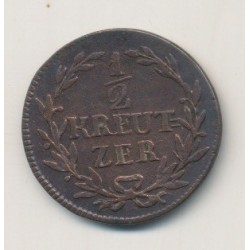 Allemagne - Baden - 1/2 Kreuzer - 1817