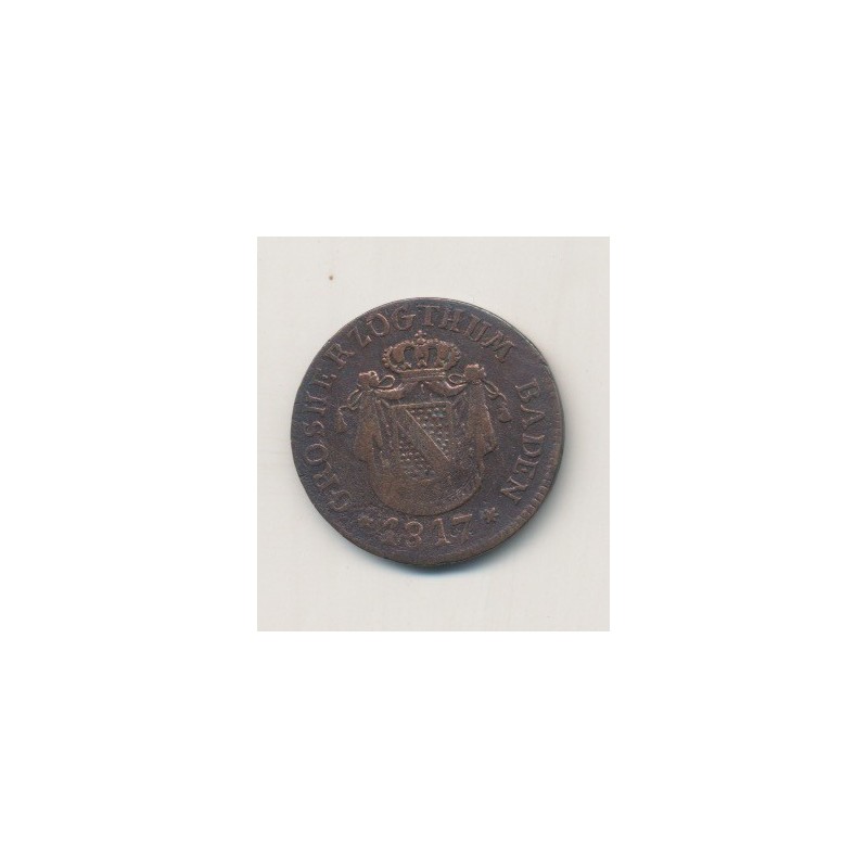 Allemagne - Baden - 1/2 Kreuzer - 1817