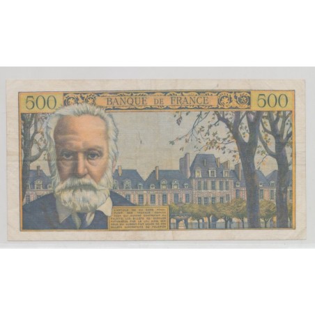 500 Francs Victor Hugo - 7.01.1954 - TTB