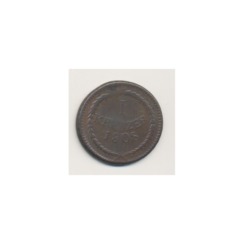 Allemagne - Baden - 1 Kreuzer - 1808