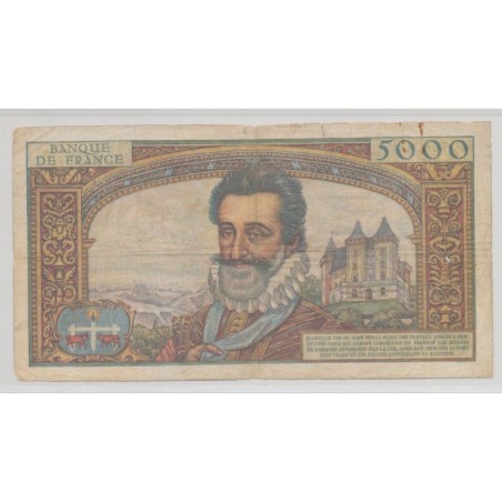 50NF/5000f Henri IV - 5.03.1959 - tb/TB+