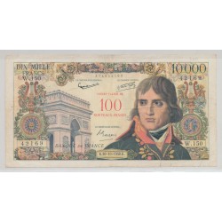 100NF/10000 Francs Bonaparte - 30.10.1958 - W.150 N°42169 - TTB