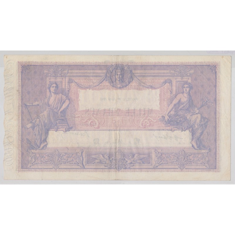 1000 Francs bleu et Rose - 1.04.1915 - TB+