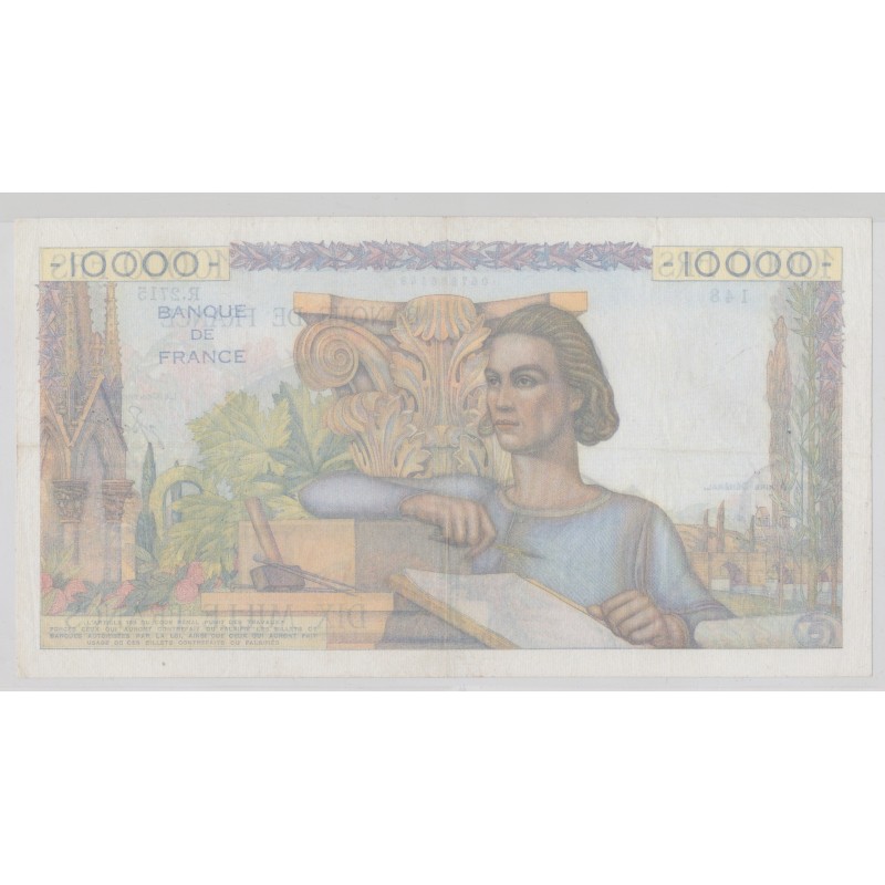 10000 Francs Génie - 2.05.1952 - TTB