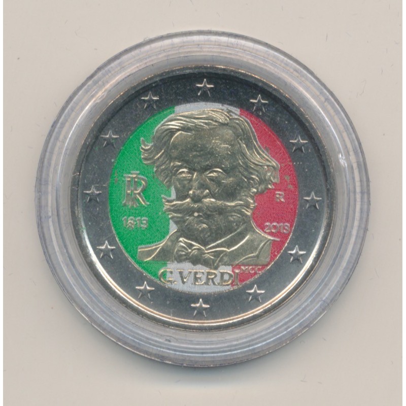 2 Euro couleur - Italie 2013 - Verdi