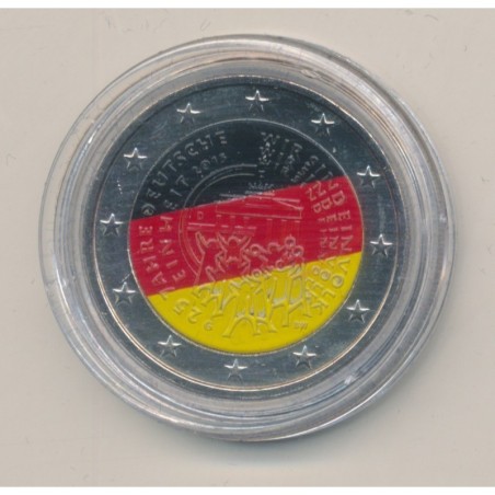  2 Euro couleur -  Allemagne 2015 - 25ème anniversaire de la réunification allemande