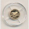 Médaille - Mirage 2000 - Histoire de l'aviation - Or 0,5g 0,585 - 11mm - Flan bruni - 5.555 ex - Neuf 