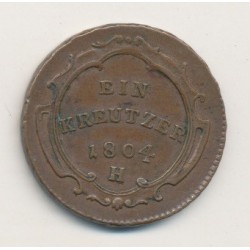 Allemagne - Further-austria - 1 Kreuzer - 1804 H 2