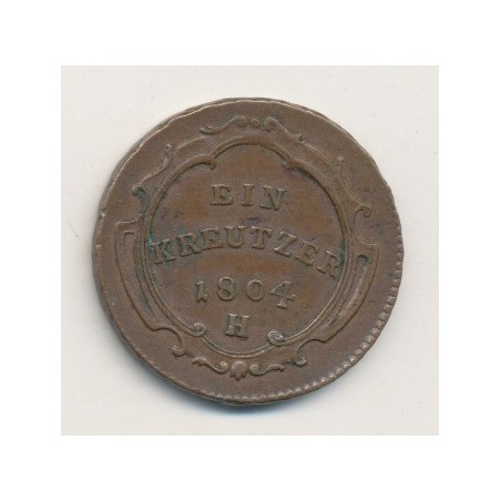 Allemagne - Further-austria - 1 Kreuzer - 1804 H