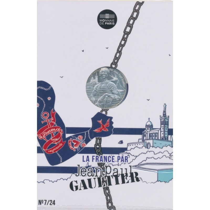 10 Euro 2017 - Jean Paul Gaultier - N°7/24 - argent