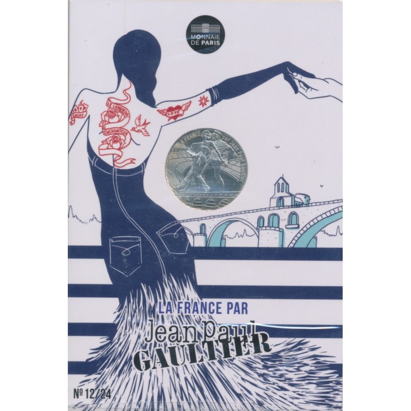 10 Euro 2017 - Jean Paul Gaultier - N°12/24 - argent
