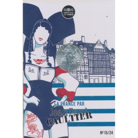 10 Euro 2017 - Jean Paul Gaultier - N°15/24 - argent