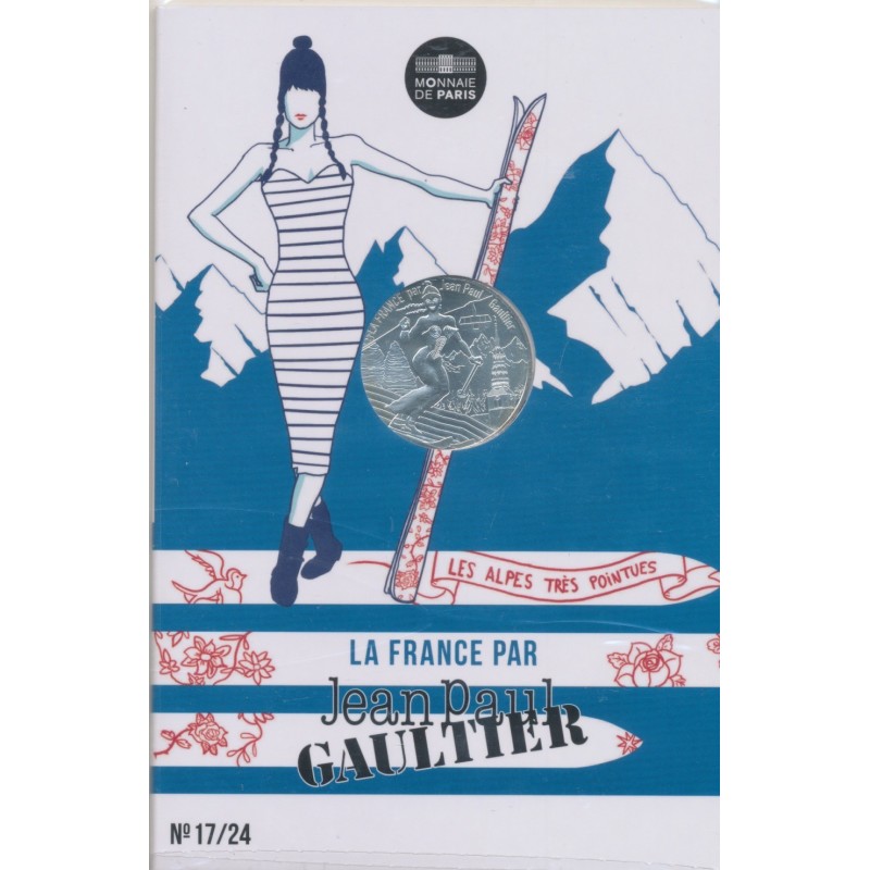 10 Euro 2017 - Jean Paul Gaultier - N°17/24 - argent