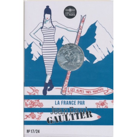 10 Euro 2017 - Jean Paul Gaultier - N°17/24 - argent