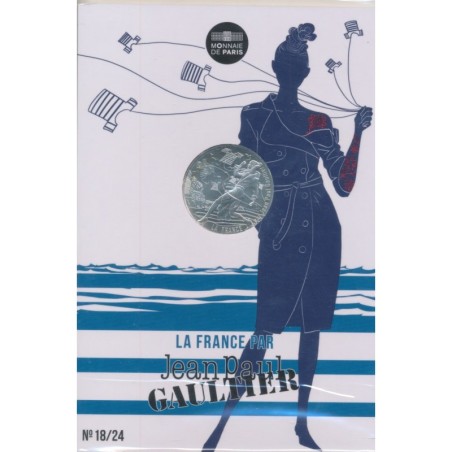 10 Euro 2017 - Jean Paul Gaultier - N°18/24 - argent