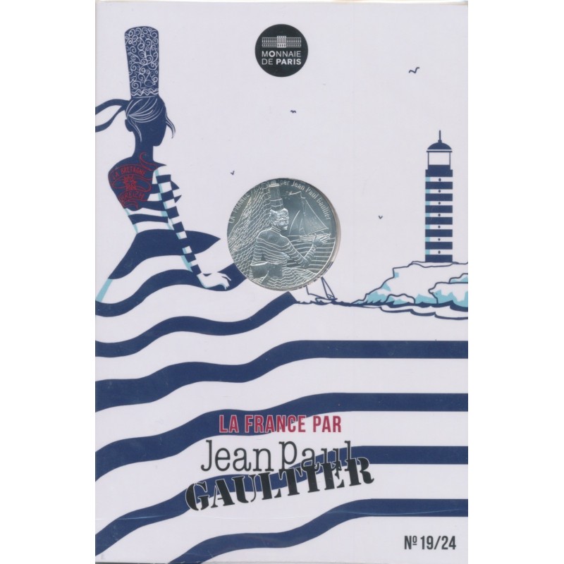 10 Euro 2017 - Jean Paul Gaultier - N°19/24 - argent