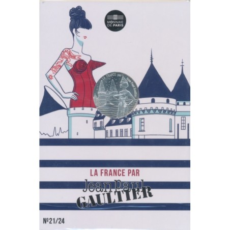 10 Euro 2017 - Jean Paul Gaultier - N°21/24 - argent