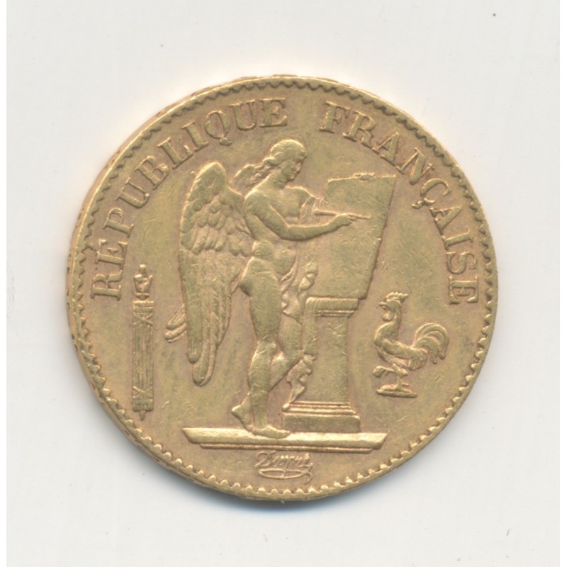 Génie - 20 Francs Or - 1888 A Paris - TTB+