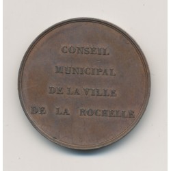 Jeton - Conseil municipal - la Rochelle - 1836 - cuivre 2