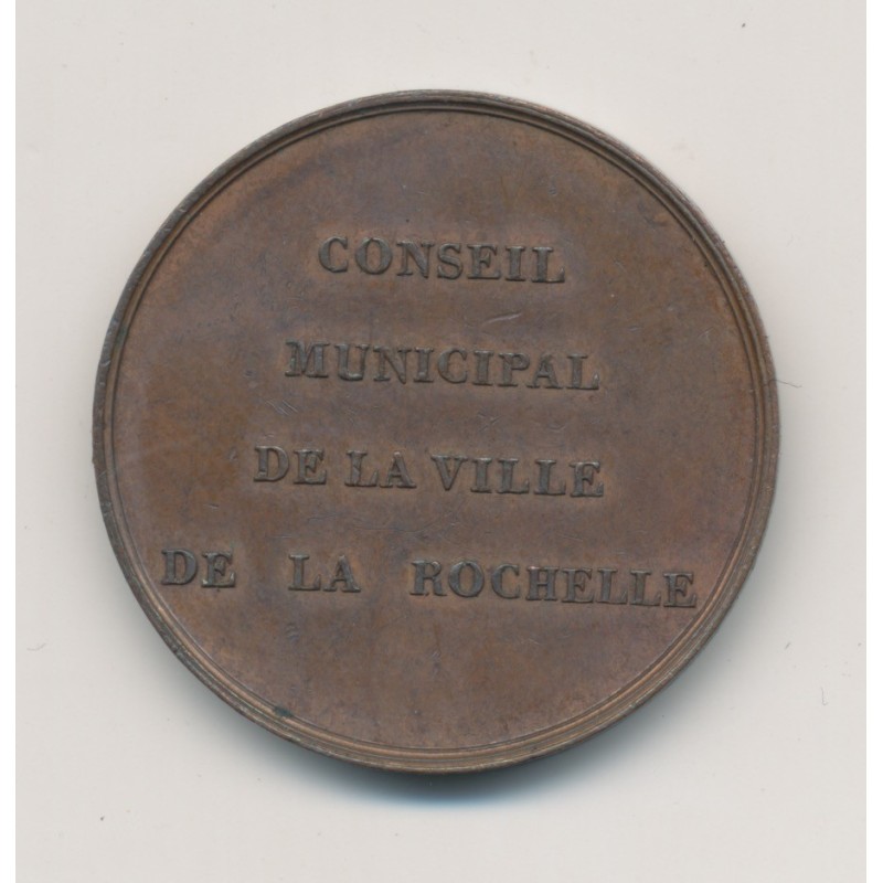 Jeton - Conseil municipal - la Rochelle - 1836 - cuivre