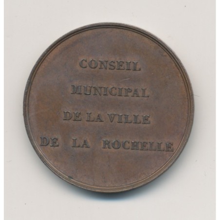 Jeton - Conseil municipal - la Rochelle - 1836 - cuivre