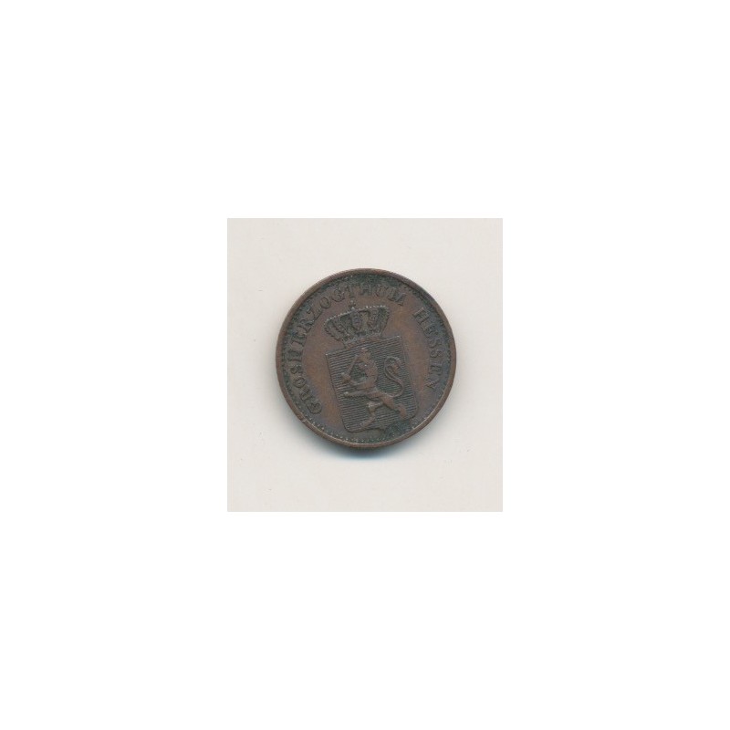Allemagne - Hesse Darmstadt - 1 pfennig - 1869