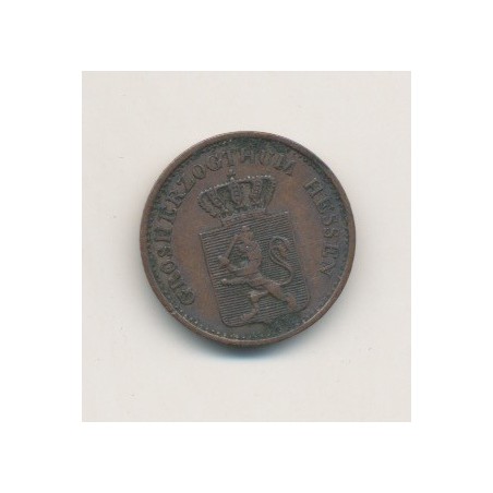 Allemagne - Hesse Darmstadt - 1 pfennig - 1869