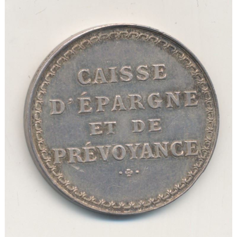 Jeton - Caisse d'épargne et de prévoyance - La Rochelle - argent 10g - TTB+