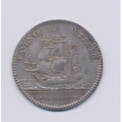 Jeton - Louis XV - Chambre de commerce La Rochelle - Non daté - argent - 30mm - TTB+ 2
