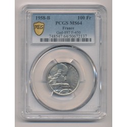 100 Francs Cochet - 1958 B - MS64