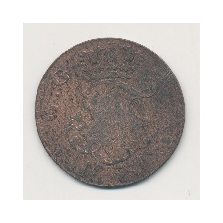 Allemagne - Mecklenburg Strelitz - 1/6 Thaler - 1755
