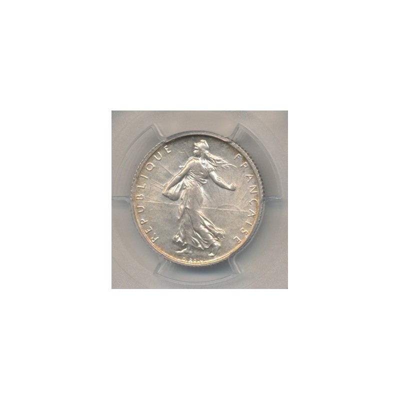 Semeuse - 1 Franc - 1909 - argent - PCGS MS64