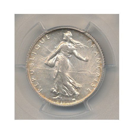 Semeuse - 1 Franc - 1909 - argent - PCGS MS64