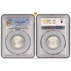 1 Franc Semeuse - 1909 - MS65 2