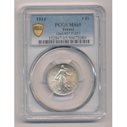 1 Franc Semeuse - 1914 - MS65