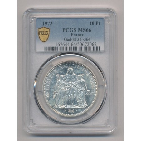 10 Francs hercule - 1973 - MS66