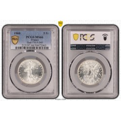 5 Francs Semeuse - 1960 - MS66 2