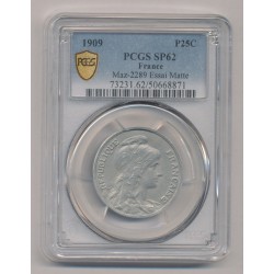 25 Centimes Dupuis - 1909 essai - SP62