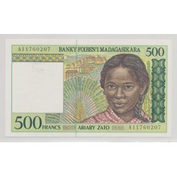 Madagascar - 500 Francs-100 Ariary - ND 1974 - sign4 - Neuf