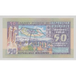 Madagascar - 50 Francs-50 Ariary - ND 1974-75 - Neuf 2