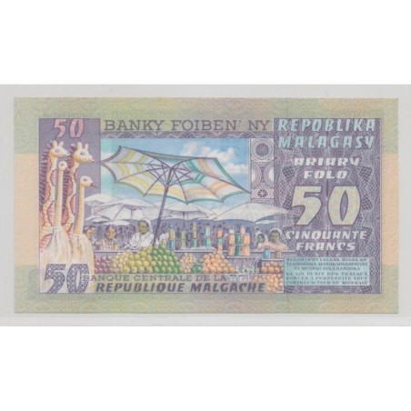 Madagascar - 50 Francs-50 Ariary - ND 1974-75 - Neuf