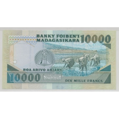 Madagascar - 10000 Francs-2000 Ariary - ND 1985-1988 - SPL