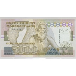 Madagascar - 25000 Francs-5000 Ariary - ND 1993 - SPL