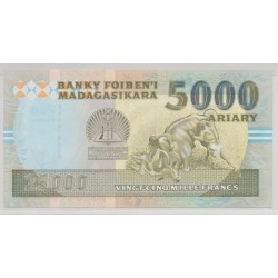 Madagascar - 25000 Francs-5000 Ariary - ND 1993 - SPL 2