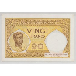Madagascar - 20 Francs - 1937-47 - Neuf 2