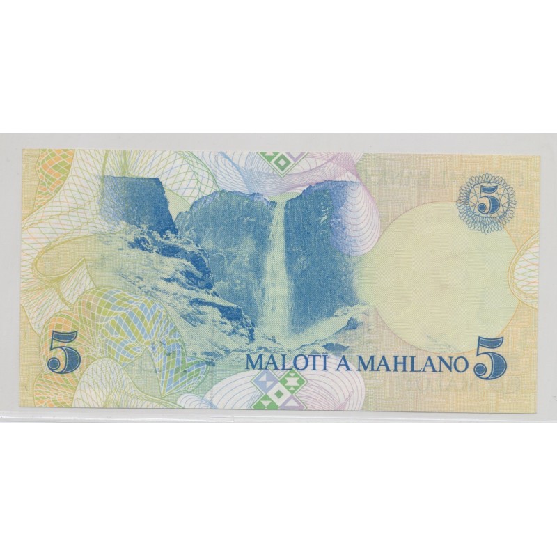 Lesotho - 5 Maloti - 1989 - Neuf