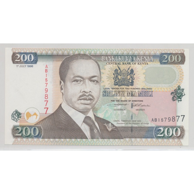 Kenya - 200 Shillings 1996 - Neuf
