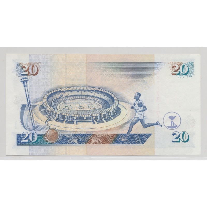 Kenya - 20 Shillings 1996 - Neuf
